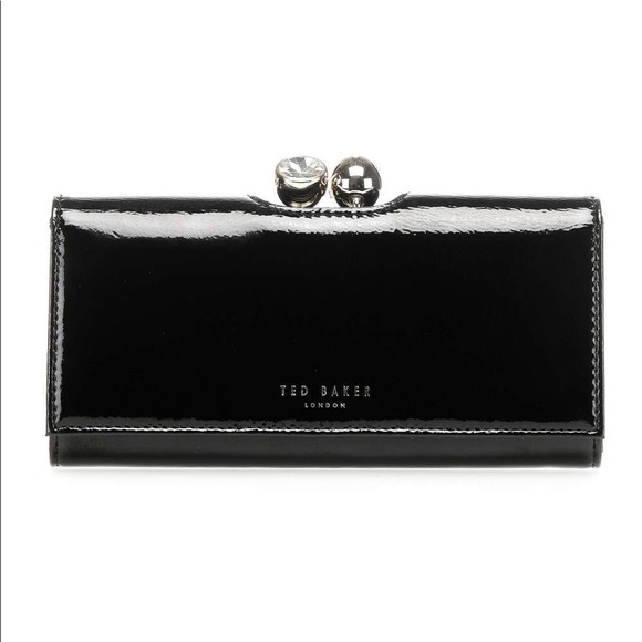 Ted Baker Handbags - Ted Baker Patent Crystal Bobble Purse NWT
